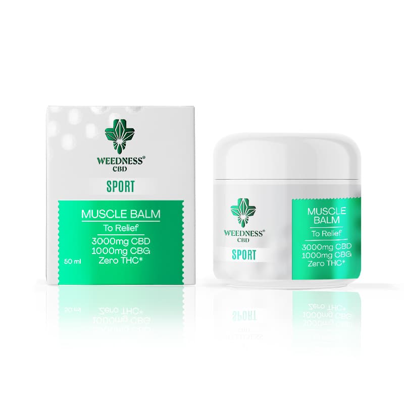 Балсам за мускулно облекчение 3000 mg CBD и 1000 mg CBG