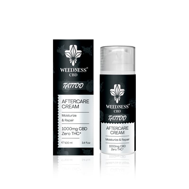 Възстановяващ крем за пресни татуировки с 1000 mg CBD 100ml