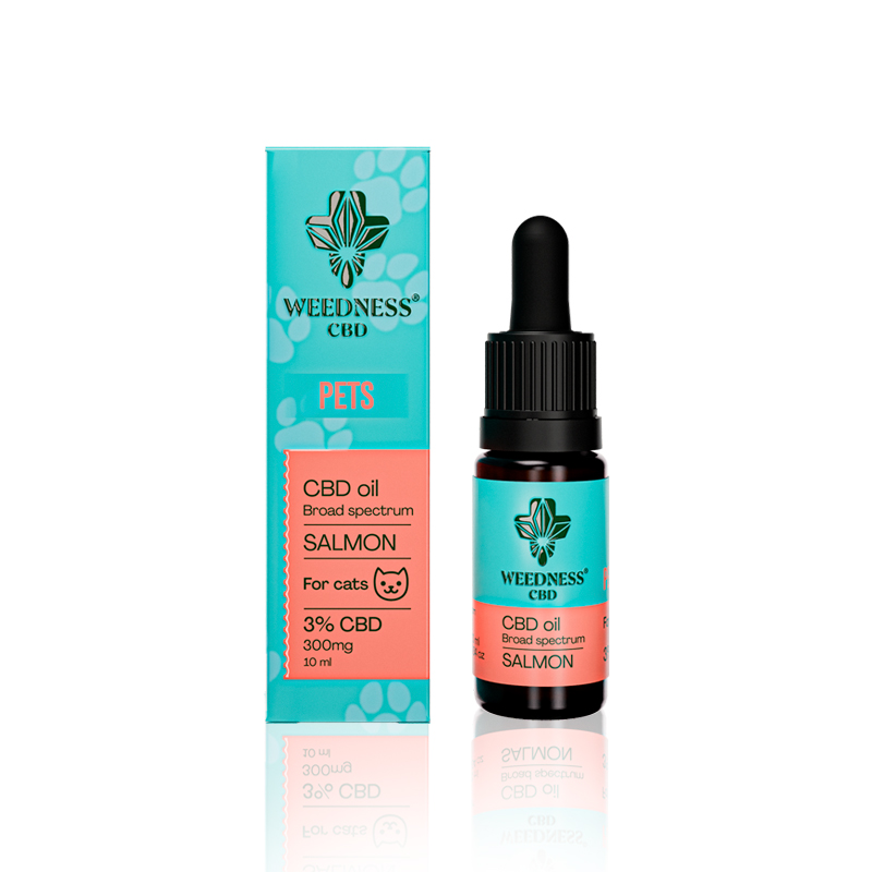CBD масло 3% за котки | Сьомга